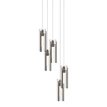  131124-SKT-LONG-05-ZM0065 - Exos Glass 5-Light Pendant