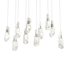  131201-SKT-LONG-05-CR - Luma 10-Light Large Crystal Pendant