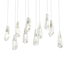  131201-SKT-LONG-85-CR - Luma 10-Light Large Crystal Pendant