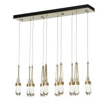  131207-SKT-STND-86-ZM0434 - Link 10-Light Clear Glass Pendant