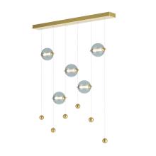  139050-LED-STND-86-YL0668 - Abacus 5-Light LED Pendant