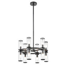  CH309066UBCG - Revolve Clear Glass/Urban Bronze 12 Lights Chandeliers