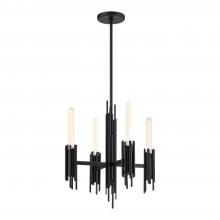  CH335019MB - Torres 19-in Matte Black 4 Lights Chandeliers