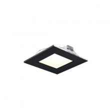  5004SQ-CC-V-BK - Multi CCT Slim Square Recessed Panel Light - universal 120V-347V, 0-10V dimming