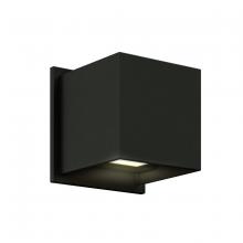  LEDWALL001D-BK - Square Directional Up/Down LED Wall Sconce