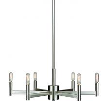  105-716/ST/BCH - Teslin Chandeliers Brushed Chrome