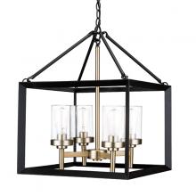  111-418/BLK/SG - Heartland Chandeliers Black