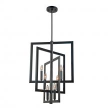  277-619/ST/BLK - Carbon Chandeliers