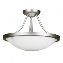  333-703/BCH - Monroe Semi Flush Mount Brushed Chrome