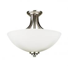  365-716/BCH - Oxford Semi Flush Mount Brushed Chrome