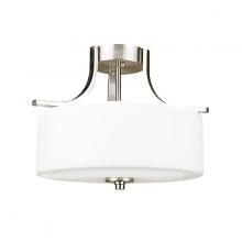  396-715/BCH - Brockhurst Semi Flush Mount Brushed Chrome