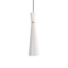  PD1172/MWSG - Konic - 24 Light  Pendant in Matte White and Soft Gold