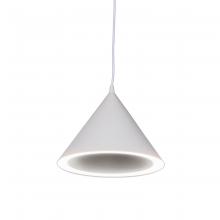  PD1191/WH - Ttulli - LED Cone shaped Pendant in White