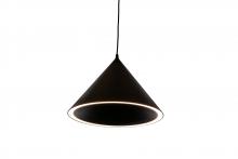  PD1192/BK - Trulli - LED Cone shaped Pendant in Black