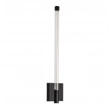  WL7014/BK/CL - Saskia - LED 21 Wall Sconce in Black with Clear glass and Clear Acrylic