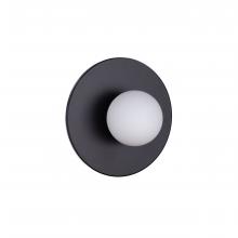  WL7071/BK - Playa - 1 Light Wall Light in Black with Opal Glass