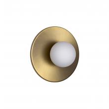  WL7071/SG - Playa- 1 Light Wall Light in Soft Gold with Opal Glass