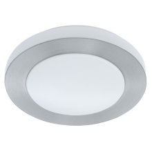 Eglo Canada 93287A - 1 LT Integrated LED Ceiling Light w/ Brushed Aluminum Finish & White Diffuser