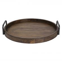  18749 - Reine Round Wooden Tray