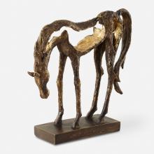  18141 - Uttermost Openly Grazing Horse Sculpture