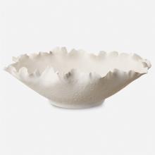  18154 - Uttermost Blossom Short Off-white Bowl