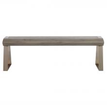  25118 - Uttermost Acai Light Gray Bench