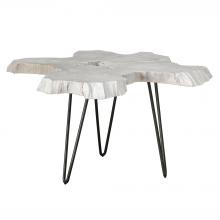  25478 - Uttermost Trillium Bleached Teak Coffee Table