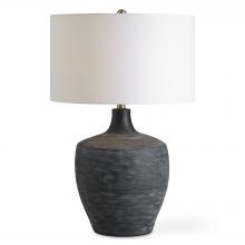  30367-1 - Uttermost Graphite Ribbed Table Lamp