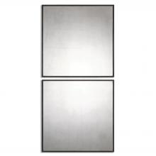  13932 - Uttermost Matty Antiqued Square Mirrors, S/2