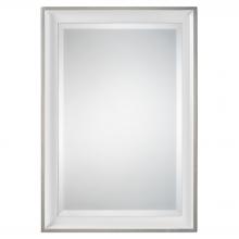  09081 - Uttermost Lahvahn White Silver Mirror