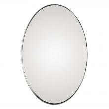  09354 - Uttermost Pursley Brushed Nickel Oval Mirror