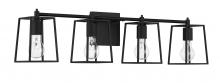  12132FB4 - Dunn 4 Light Vanity in Flat Black