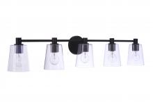  12642FB5 - Emilio 5 Light Vanity in Flat Black