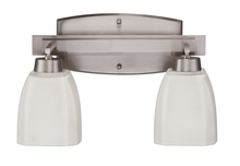  14715BNK2 - Bridwell 2 Light Vanity in Brushed Polished Nickel