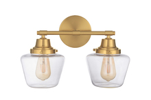  19518SB2 - Essex 2 Light Vanity in Satin Brass