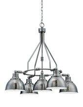  35925-AN - Timarron 5 Light Down Chandelier in Antique Nickel