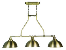  35973-LB - Timarron 3 Light Island in Legacy Brass