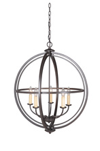  40135-ESP - Berkeley 5 Light Foyer in Espresso