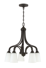  41915-ESP - Grace 5 Light Down Chandelier in Espresso