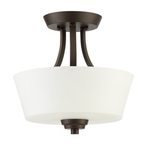  41952-ESP - Grace 2 Light Convertible Semi Flush in Espresso