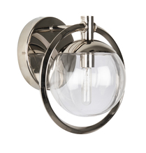  45501-PLN - Piltz 1 Light Wall Sconce in Polished Nickel