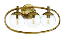  45503-SB - Piltz 3 Light Vanity in Satin Brass