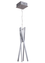  45724-CH-LED - Pinnacle 4 Arm LED Chandelier in Chrome