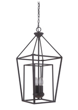  45834-OB - Hudson 4 Light Small Foyer in Oiled Bronze