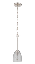  49991-BNK - Serene 1 Light Mini Pendant in Brushed Polished Nickel