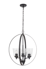  50233-FB - Tyler 3 Light Foyer in Flat Black