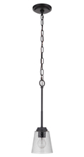  50291-FB - Tyler 1 Light Mini Pendant in Flat Black