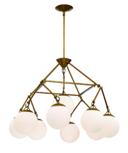  50729-PAB - 9 Light Chandelier