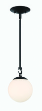  50791-FB - Orion 1 Light Mini Pendant in Flat Black