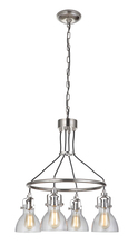  51224-PLN - State House 4 Light Chandelier in Polished Nickel